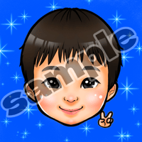 ⭐️デジタル似顔絵 【3名】 | 似顔絵mally.color 【ｶﾗﾌﾙPOP似顔絵】