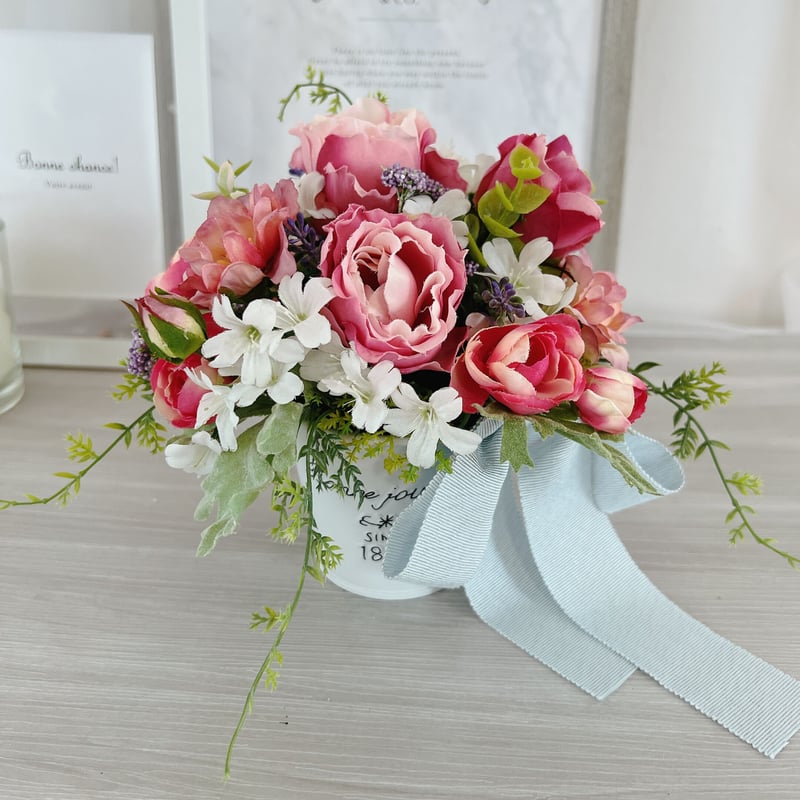 ピンクローズ＊ミニアレンジメント | フラワー工房 Fairy&Rose 