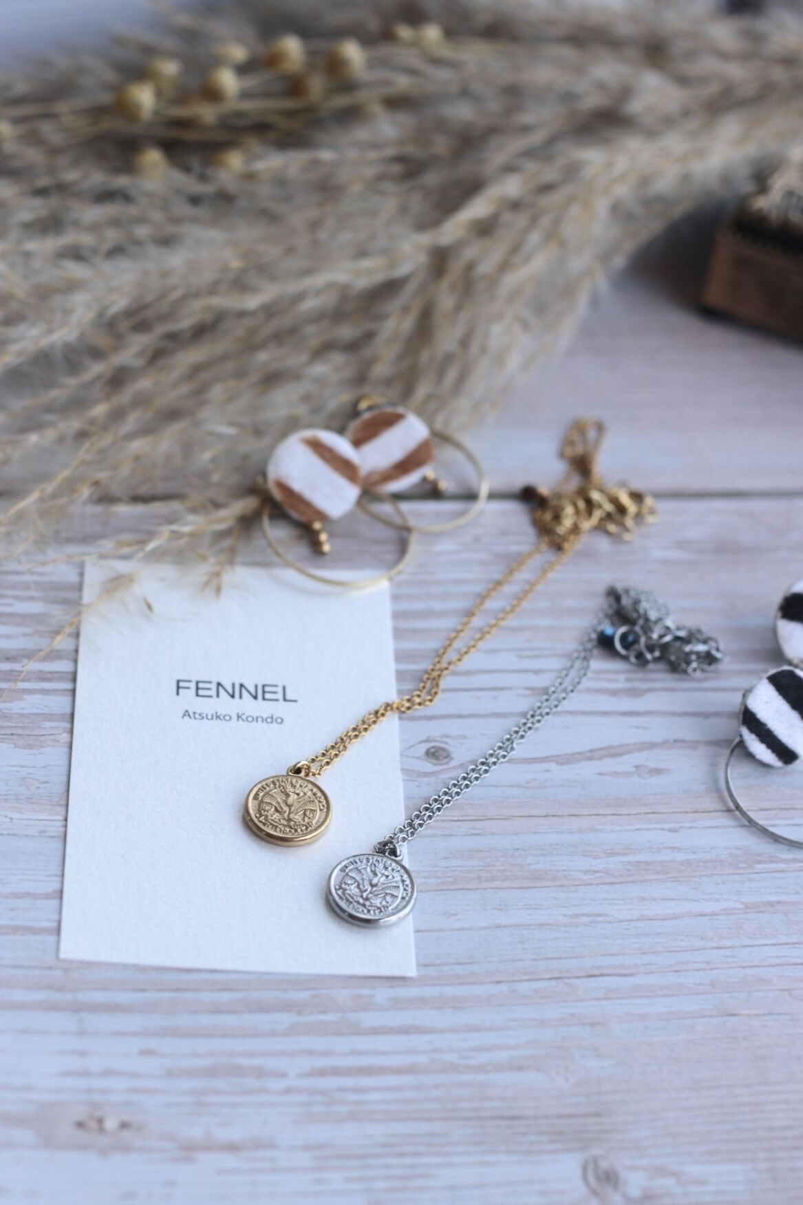 つけっぱなしOK。小さめコインネックレス（サージカルステンレス・シルバー）