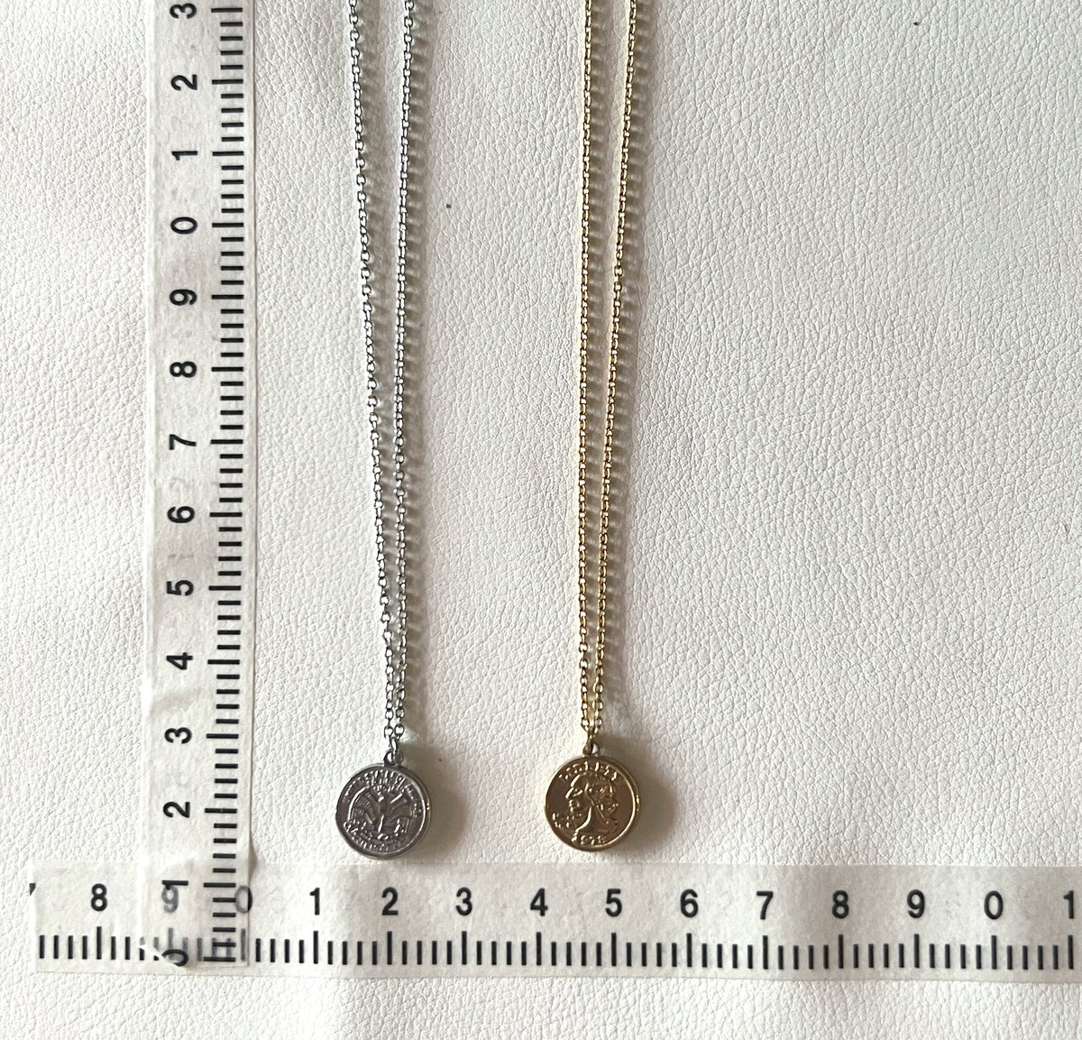 つけっぱなしOK。小さめコインネックレス（サージカルステンレス・シルバー） | FENNEL