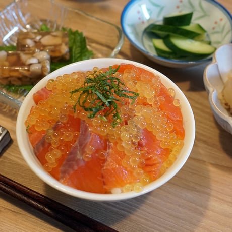 渓流いろどり丼セット【冷凍】