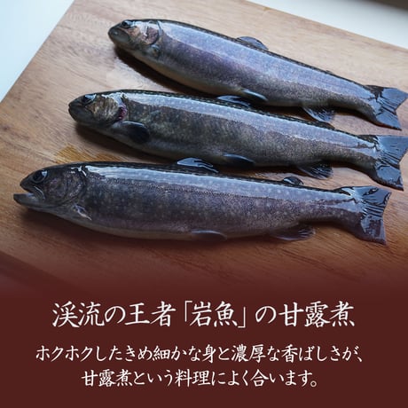 岩魚の甘露煮（2尾単品・4尾ギフトセット）｜肉厚で香ばしい、老舗養魚場の贅沢な逸品【白山堂】