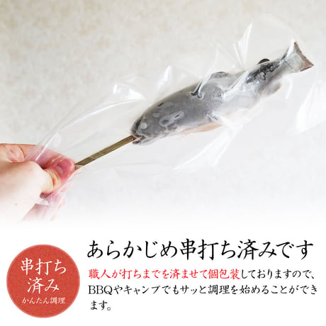 【産地直送】深瀬イワナ 塩焼き用(冷凍・国産)