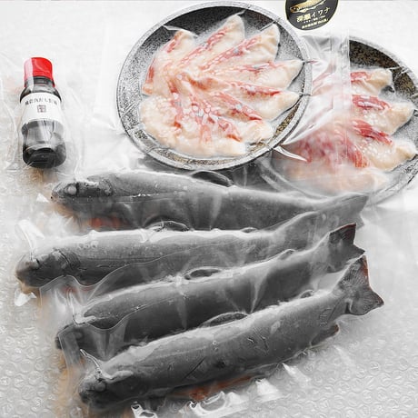 【産地直送】深瀬イワナの塩焼き＆お刺身 食べ比べセット（専用だし醤油付き・冷凍）
