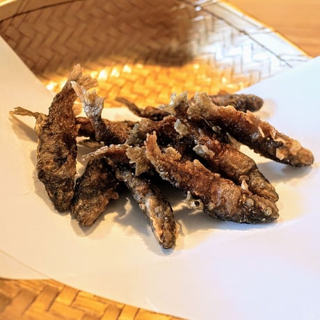 【産地直送】子岩魚の唐揚げ 2箱100尾前後・油揚げ不要（冷凍・国産）