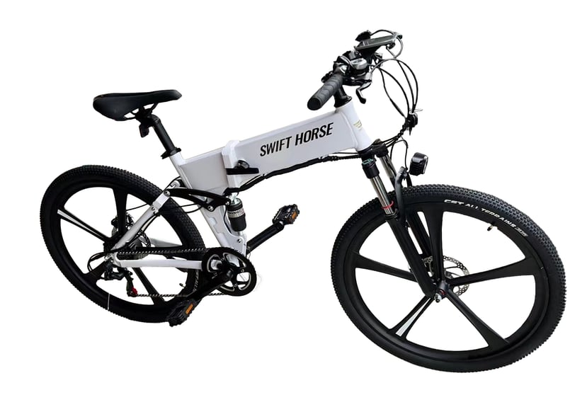 電動アシスト自転車 スポーツタイプ ホワイト(ジャンク品） 電動アシスト自転車 スポーツタイプ ホワイト(ジャンク品）