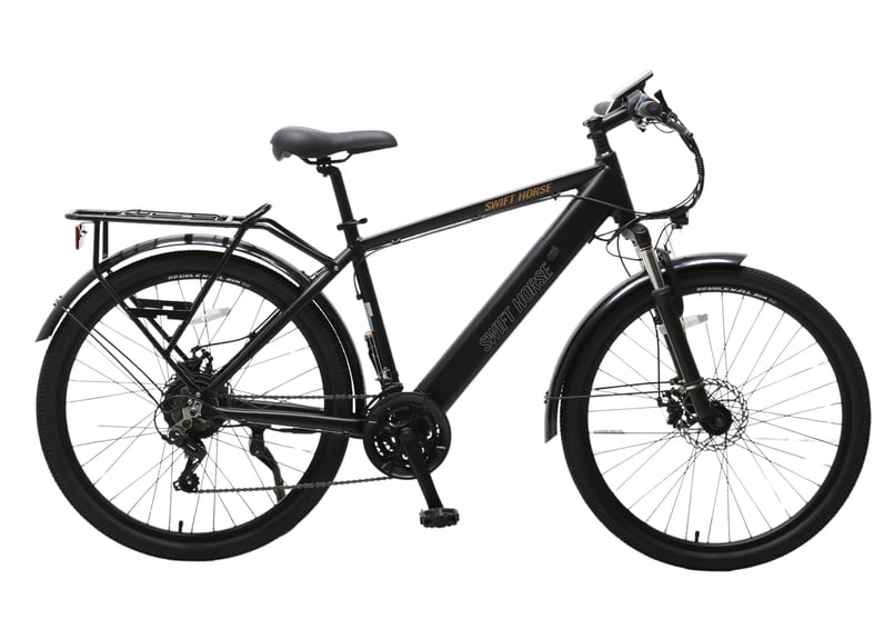 SWIFT HORSE 1 ver.2】電動アシスト自転車ジェットブラック 型式認定車