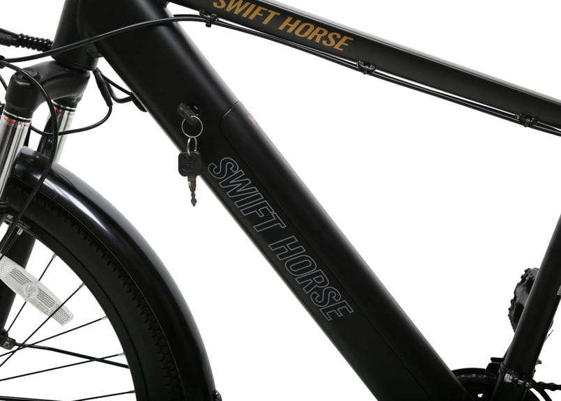 SWIFT HORSE 1 ver.2】電動アシスト自転車ジェットブラック 型式認定車