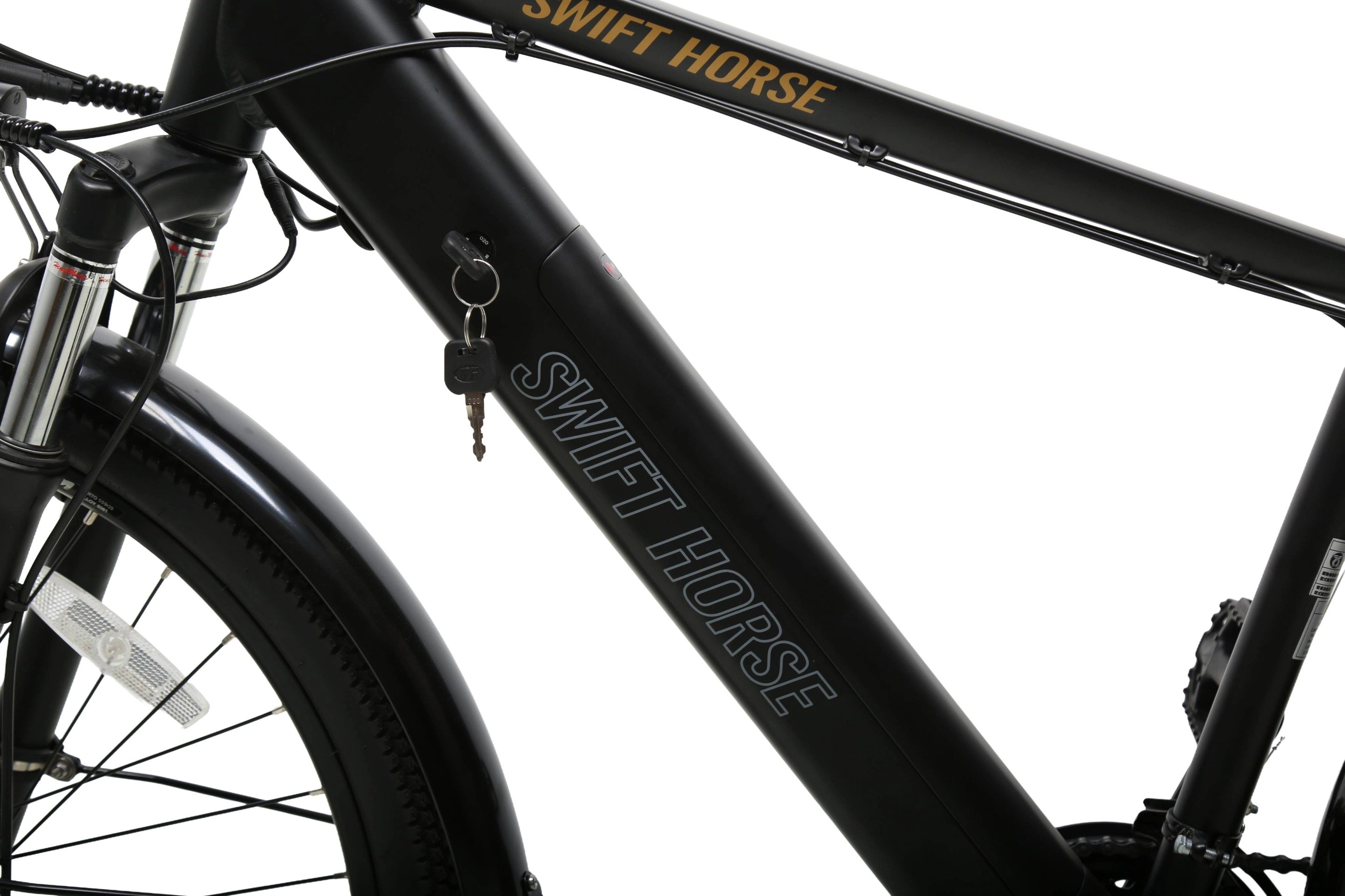 ドラゴンホークFord pro Year of the horse 2バッテリー SWIFT HORSE 1 ver.2】電動アシスト自転車ジェットブラック 型式認定車