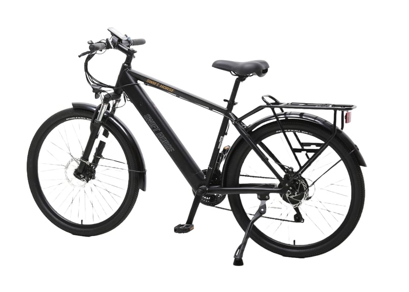 SWIFT HORSE 1 ver.2】電動アシスト自転車ジェットブラック 型式認定車
