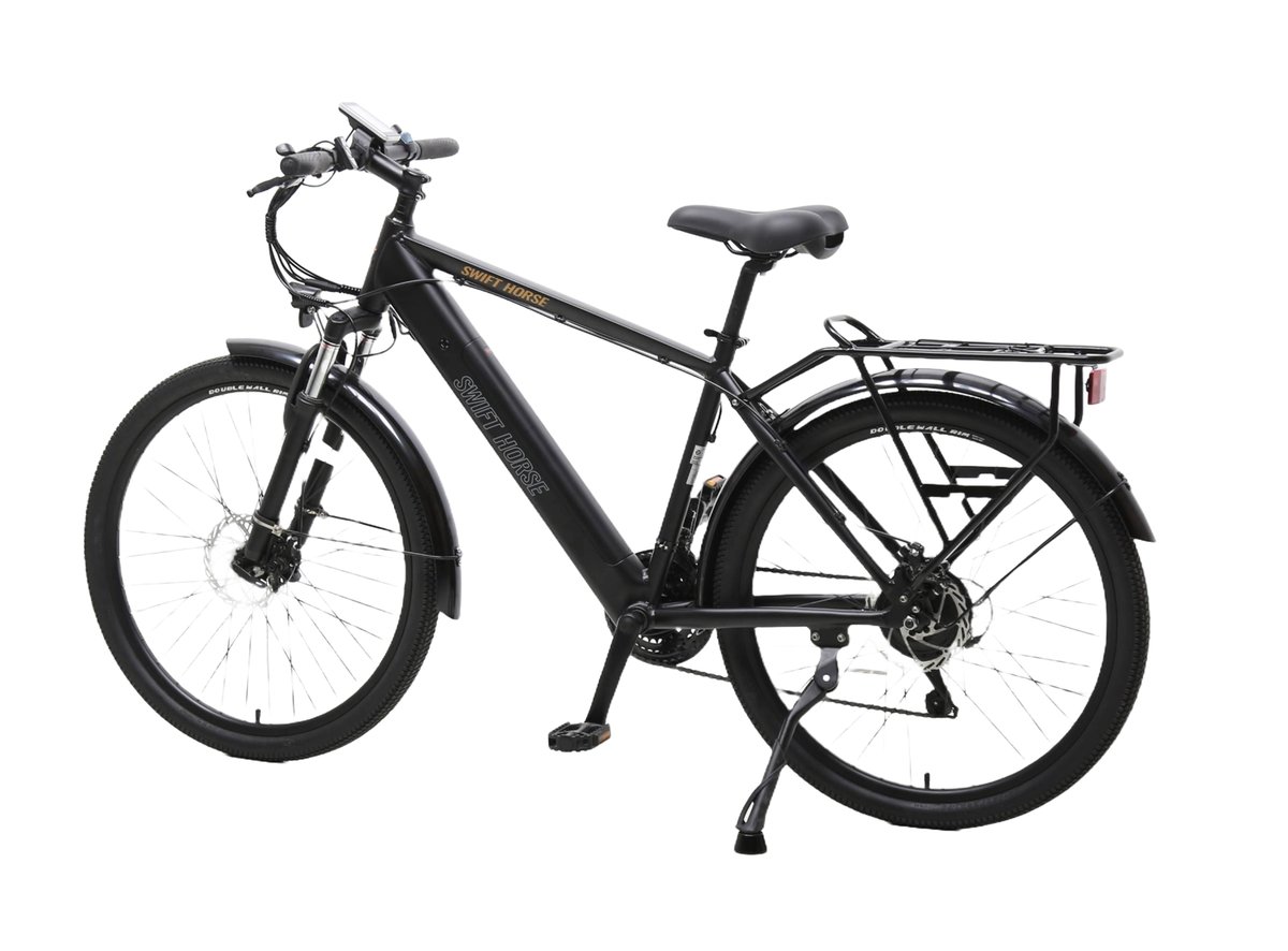 SWIFT HORSE 1 ver.2】電動アシスト自転車ジェットブラック 型式認定車