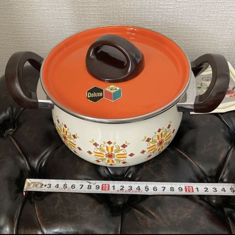 ハニーウェア 昭和レトロ 鍋 ホーロー レトロポップ | リエイド