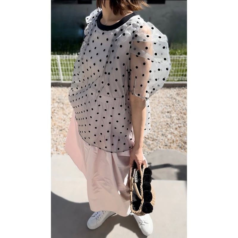 Organdy dot blouse | liber