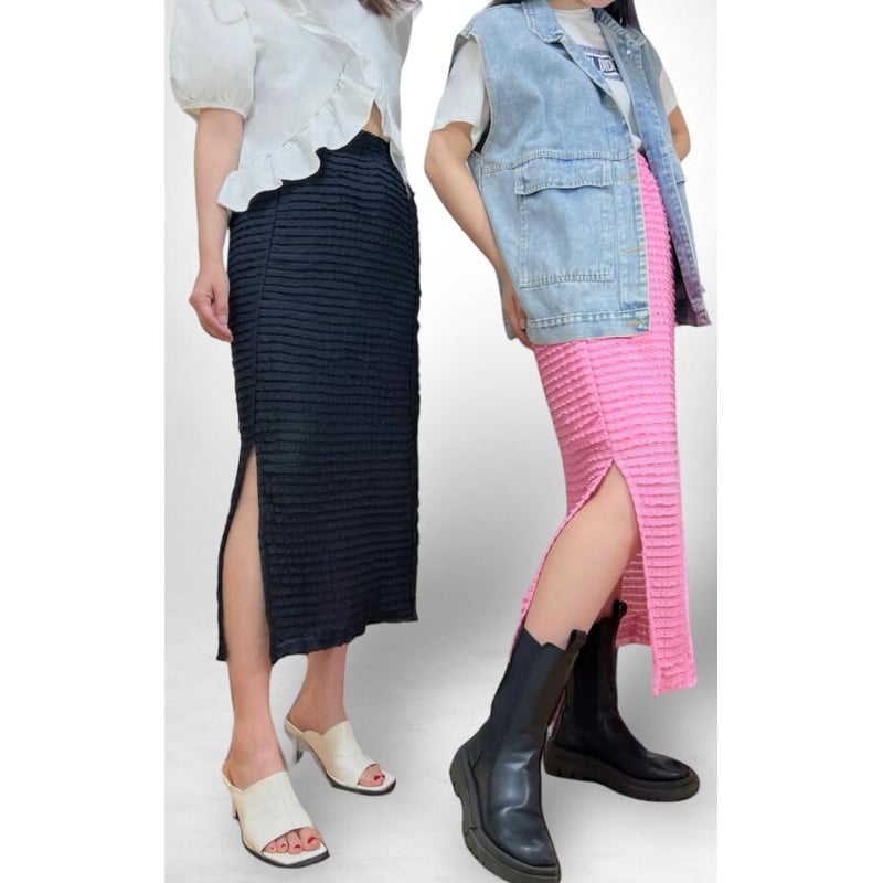 lija フリル付きスカート S/P マルチカラー リージャ lija フリル付きスカート S/P マルチカラー リージャ