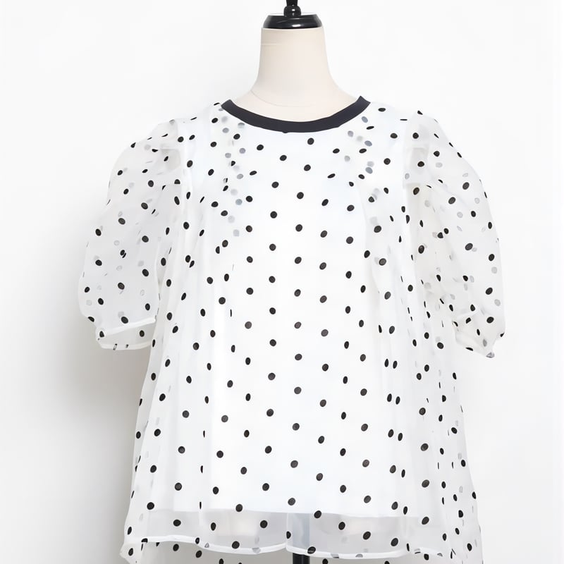 Organdy dot blouse | liber