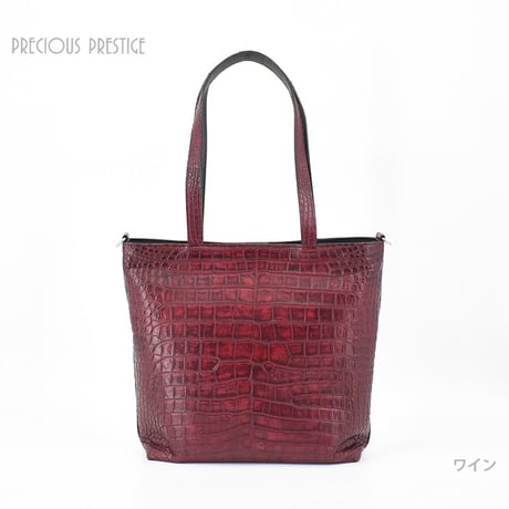 クロコトートバッグ　〈全2色〉　SHAM-12607
