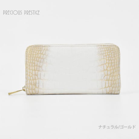 クロコダイル財布 ラウンドジップ　〈全2色〉　MCR-10389-4
