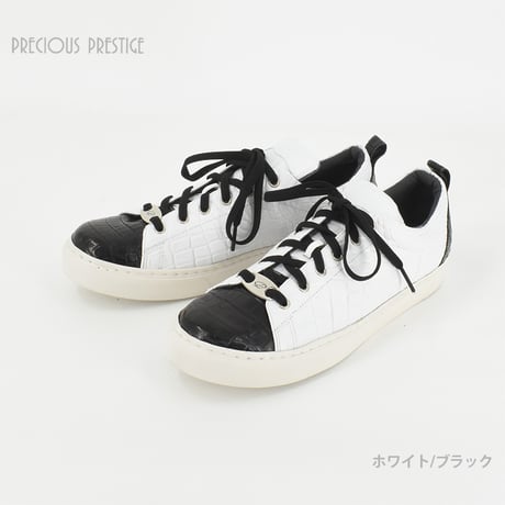 LEON雑誌掲載 スニーカー　クロコダイル　〈全3色〉