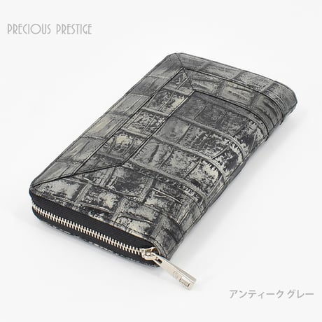 ラウンドジップ　クロコダイル　〈全2色〉　MCRP-11806N