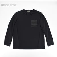 クロコポケット付クルーネックロングTEE　〈全3サイズ〉　PLMCR-50220