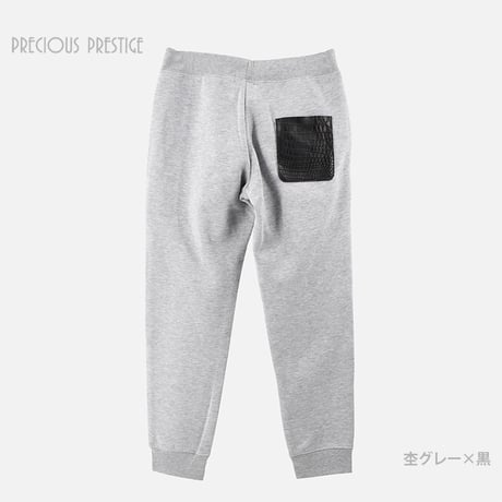スウェットクロコポケット付き　<全2色>