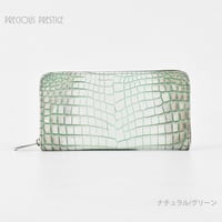 クロコダイル財布 ラウンドジップ　〈全2色〉　MCR-10389-4
