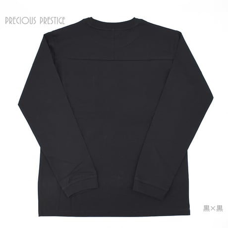 クロコポケット付きロングTEE　<全2色>
