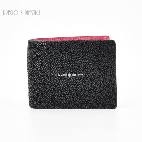 PRECIOUS PRESTIGE 折り財布 シャイニングクロコ 日本製 シャイニングクロコウォレット – 買えるLEON
