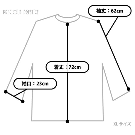 クロコポケット付きロングTEE　<全2色>