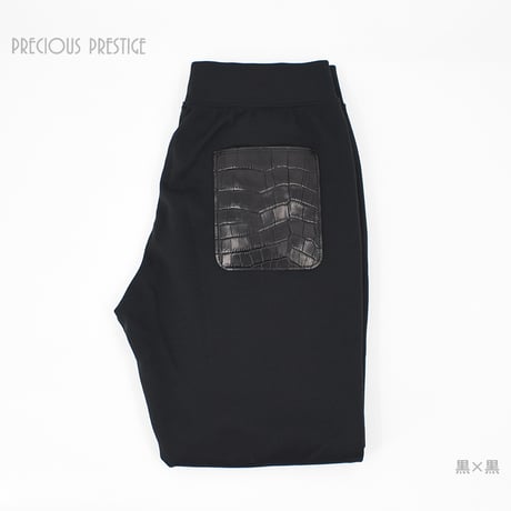 スウェットクロコポケット付き　<全2色>