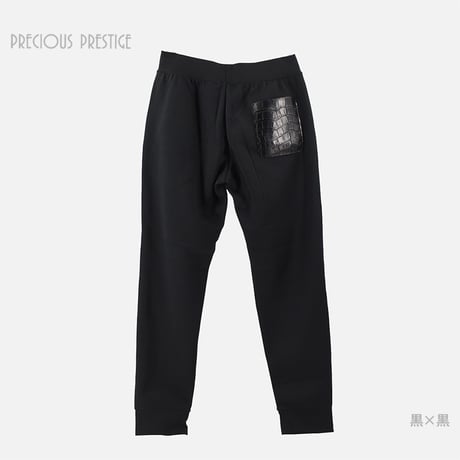 スウェットクロコポケット付き　<全2色>