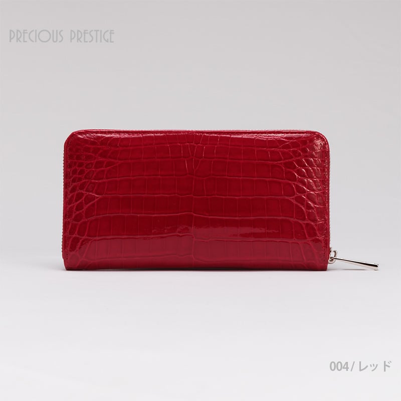 ラウンドジップ シャイニング クロコ ＜全12色＞ SCR-10389-4 | preciou