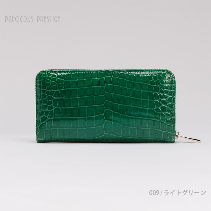 ラウンドジップ シャイニング クロコ ＜全12色＞ SCR-10389-4