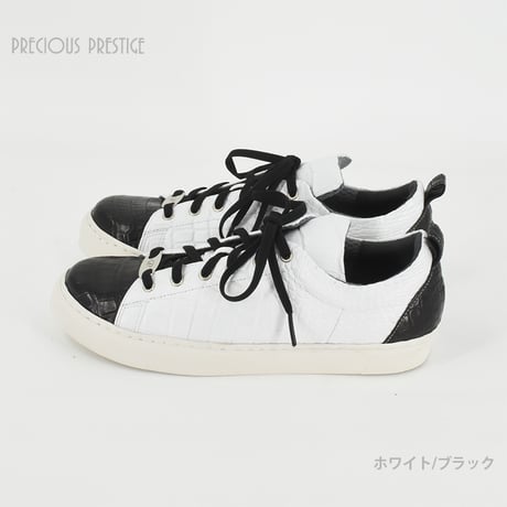 LEON雑誌掲載 スニーカー　クロコダイル　〈全3色〉