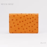名刺入れ　オーストリッチ　OF-1006　〈全3色〉