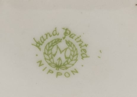 花紋花瓶、1910年（米国）オールドノリタケ
