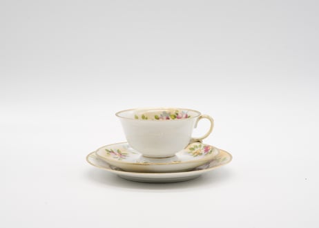 カップ＆ソーサーセット、1910年（英国）オールドノリタケ
