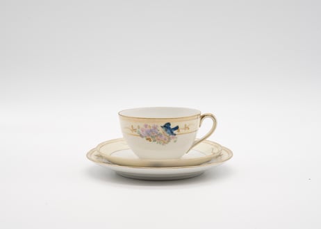カップ＆ソーサーセット、1910年（英国）オールドノリタケ