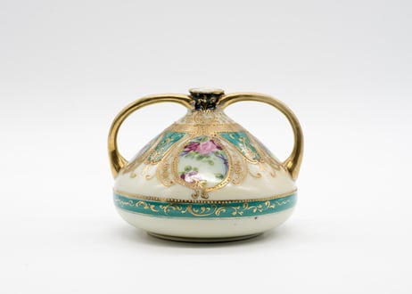 一輪挿し、1891年（米国）オールドノリタケ
