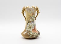 百合紋花瓶、1910年（米国）オールドノリタケ