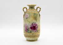 薔薇紋花瓶、1891年（米国）オールドノリタケ