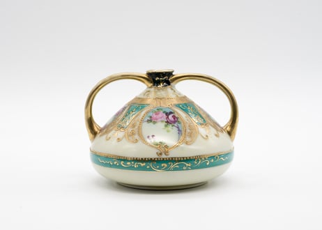 一輪挿し、1891年（米国）オールドノリタケ