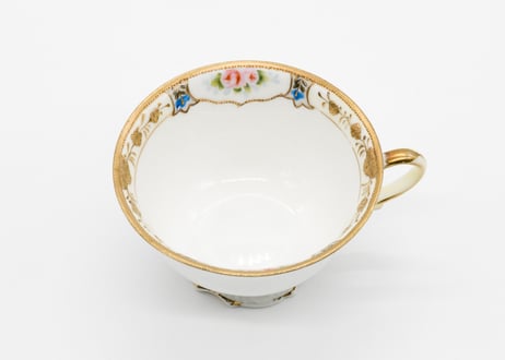 カップ＆ソーサーセット、1910年（英国）オールドノリタケ