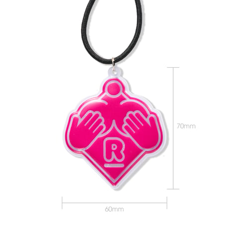 グラマラスロゴリフレクター　Glamorous Logo Reflector