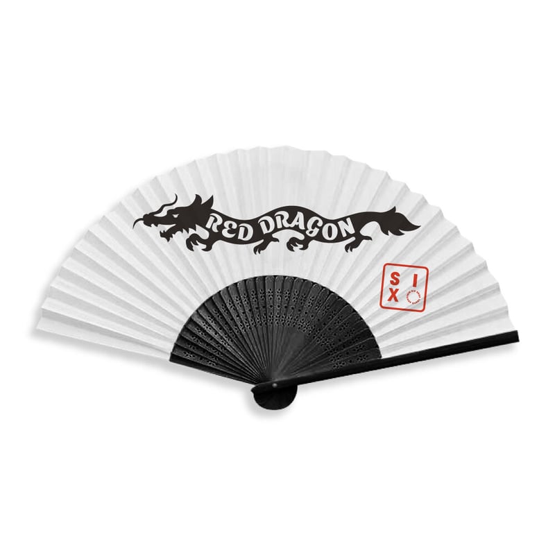ドラゴン絵柄の扇子高さ90センチ ドラゴン扇子 Dragon folding fan | SIX SHOP TOKYO SOUV