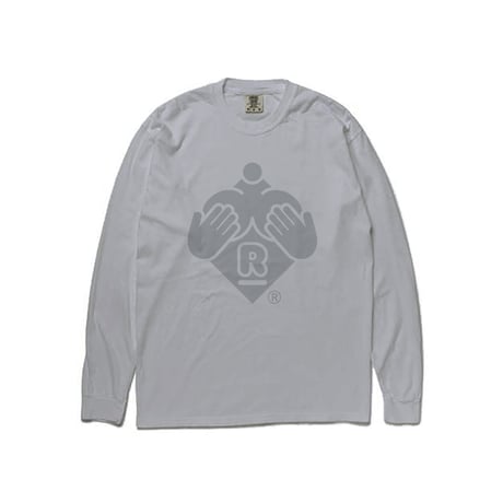 ビッググラマラスロゴロンT　Glamorous Logo Long Sleeve T-shirt（Gray）