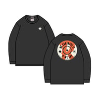 スローガン TシャツA　Slogan Long Sleeve T-shirt A（Black）