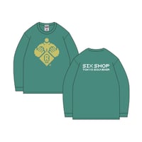 8bitロンT ヘイジーグリーン
