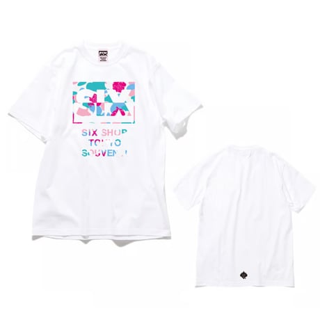 ボックスロゴTシャツ ホワイト　Box Logo Tee（Tropical Camouflage）