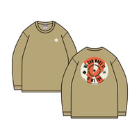 スローガン TシャツA　Slogan Long Sleeve T-shirt A（Beige）